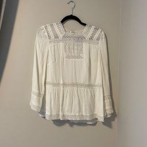 J. Crew Point Sur | Lacey Top in White